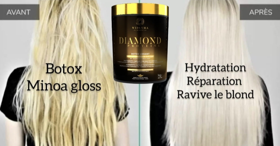 Soin botox - Wideyma Diamond glossy bleu 1klg