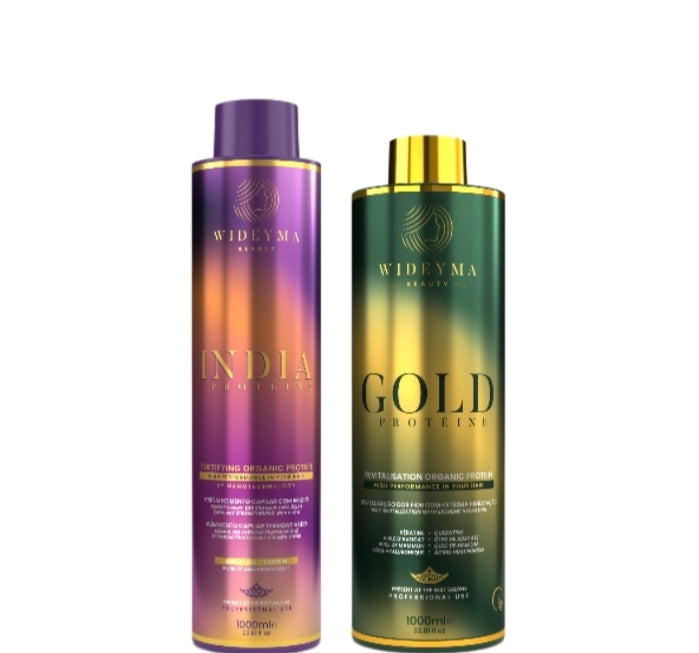 Lissage indien 1l + Lissage gold 1l