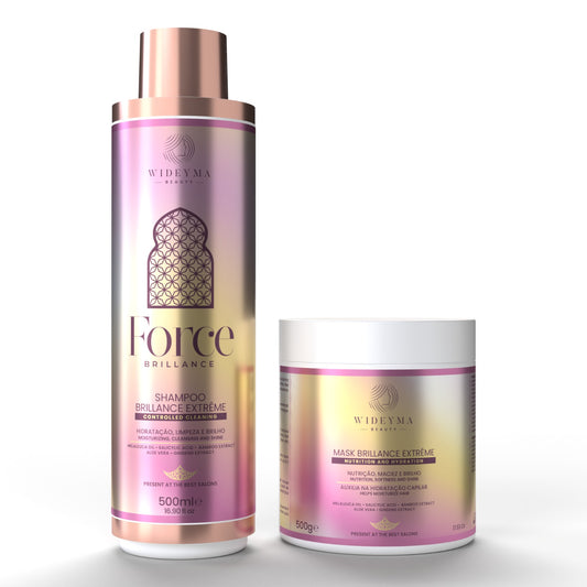 Kit entretien lissage Wideyma Shampoing 500ml & masque 500ml