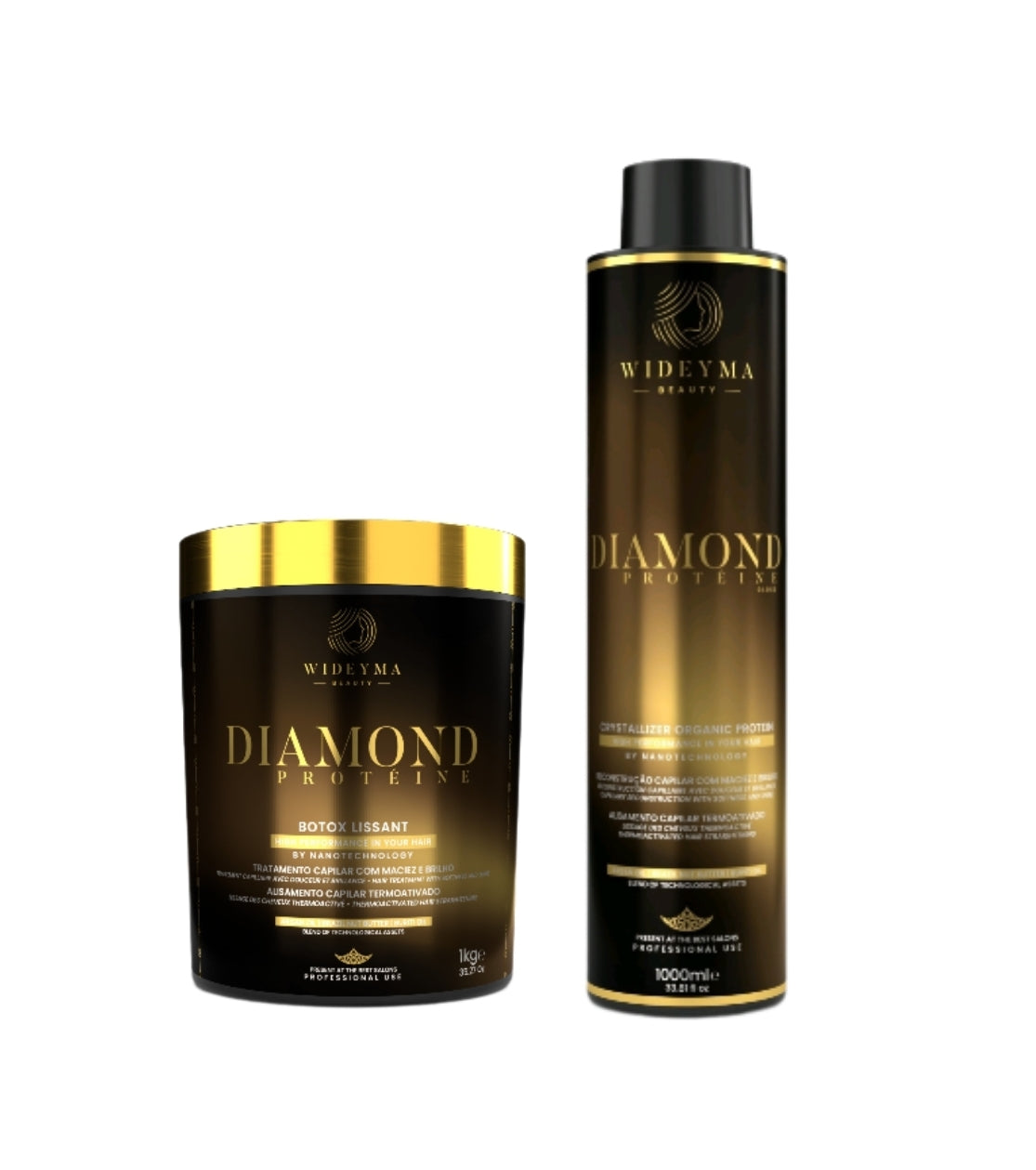 Wideyma Diamond Glossy kit botox 1klg + 1l de lissage