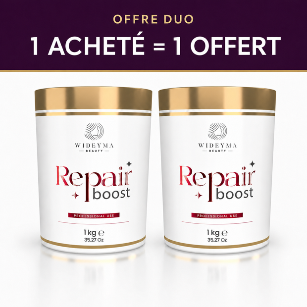 Botox capillaire Intense Repair non lissant 1 kg x2 | Wideyma