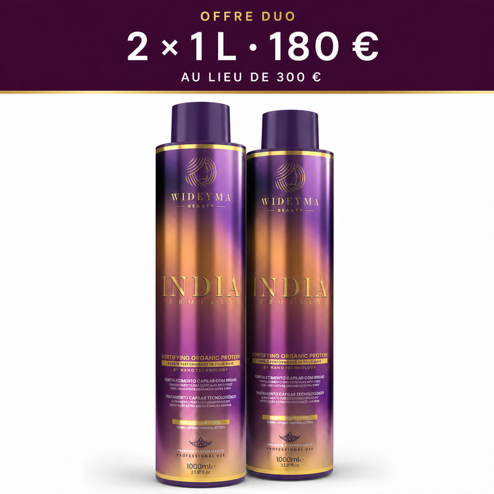 Lissage indien India Royal sans formol | Wideyma Beauty