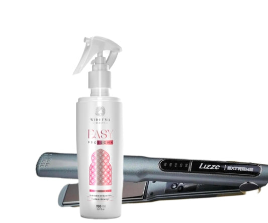 1 lizze extrême large + 1 spray thermoprotecteur réparateur