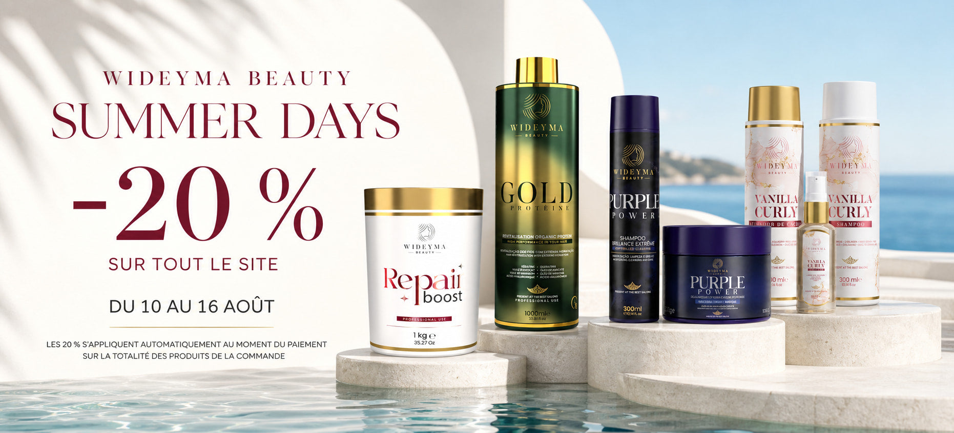 Summer Days Wideyma Beauty - 20 % sur tout le site du 10 au 16 août